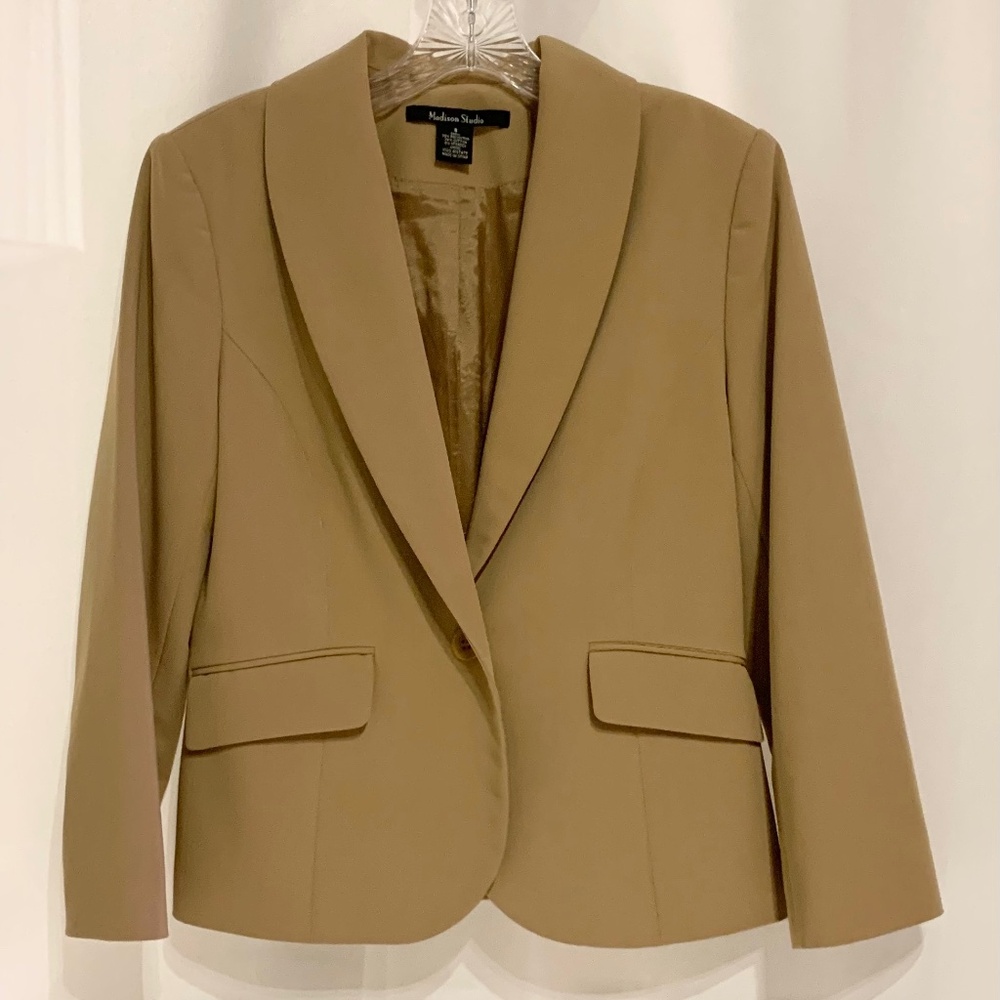 Madison Studio Dark Tan Blazer